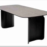 Стол NORD 200 TL-102 Бежевый мрамор, испанская керамика / черный каркас, DISAUR