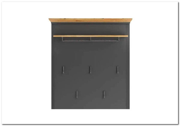 Вешалка Жасмин WIE (Графит/Дуб артизан) BRW 