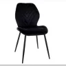 Стул кухонный Signal MIKE Velvet Bluvel 19 (черный/черный)