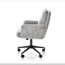 Кресло компьютерное Halmar FLORES (светло-серый/черный)
