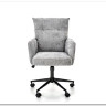 Кресло компьютерное Halmar FLORES (светло-серый/черный)