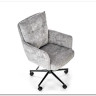 Кресло компьютерное Halmar FLORES (светло-серый/черный)