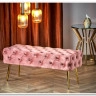 Скамья Halmar ATHENA (розовый/золотой)