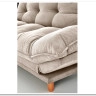 Диван HALMAR PILLOW раскладной, бежевый/дуб