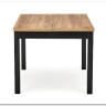 Стол обеденный Halmar TIAGO KWADRAT (дуб крафт/черный)