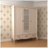 Шкаф 3-х дверный с ящиками Лебо (массив)