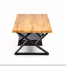 Журнальный столик HALMAR XENA PROSTOKAT, черный / натуральный