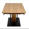 Стол обеденный Halmar FANIS 160 (натуральный/черный)