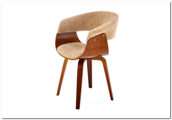 Стул кухонный Halmar K545 (бежевый/орех)