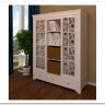 Шкаф 5-ти дверный с 4 глухими дверями и полками Бейли (массив)  