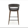 Стул барный Halmar H-114 (серый/ореховый)