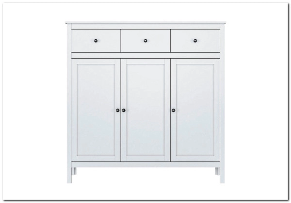 Тумба Ева (Хельга) KOM3D3S белый BRW