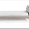 Кровать Halmar ELANDA (светло-серый) 160/200