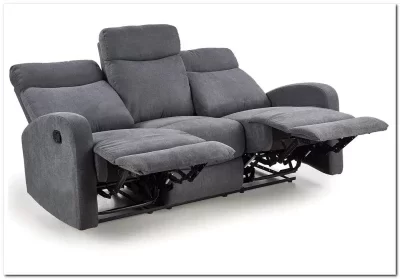 Диван OSLO 3S раскладной  Halmar (темно-серый)