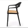 Стул кухонный Halmar K530 (черный/натуральный)