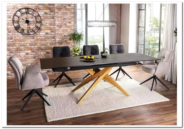 Стол обеденный Signal LORETO Ceramic 180 раскладной (Ossido Bruno коричневый/дуб) Стол обеденный Signal LORETO Ceramic 180 раскладной (Ossido Bruno коричневый/дуб)