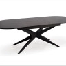 Стол обеденный Halmar SANDRO раскладной (черный/черный)