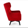 Кресло Halmar MARVEL (бордовый/черный)