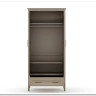 Шкаф Classic SZF2D1S глиняный серый BRW