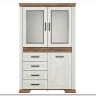 Витрина Marselle REG2W1D4S BRW для гостиной по цене 46 730 руб.