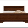 Кровать Кентаки LOZ/180+выкатные тумбы каштан BRW